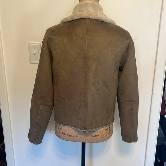 Zara outerwear jacket faux suede - Picture 2 of 3